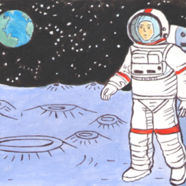 Для детского журнала" Левша". Редакция "Юный техник". Рубрика-"Задачи Левши". Опубликовано в журнале. Художник Марат Брызгалов.