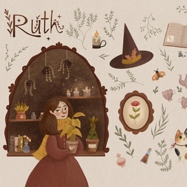 Коллаж с персонажем