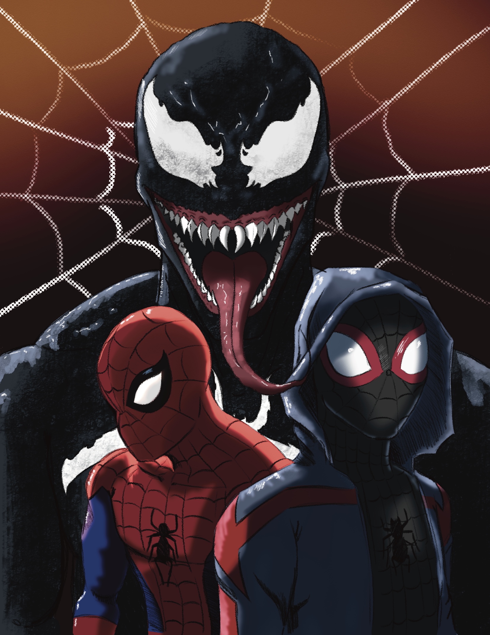 Фан-арт к игре spider-man 2.