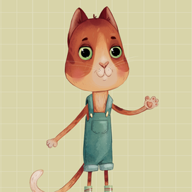 Персонаж Рыжий котик