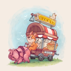 Продавец шерсти