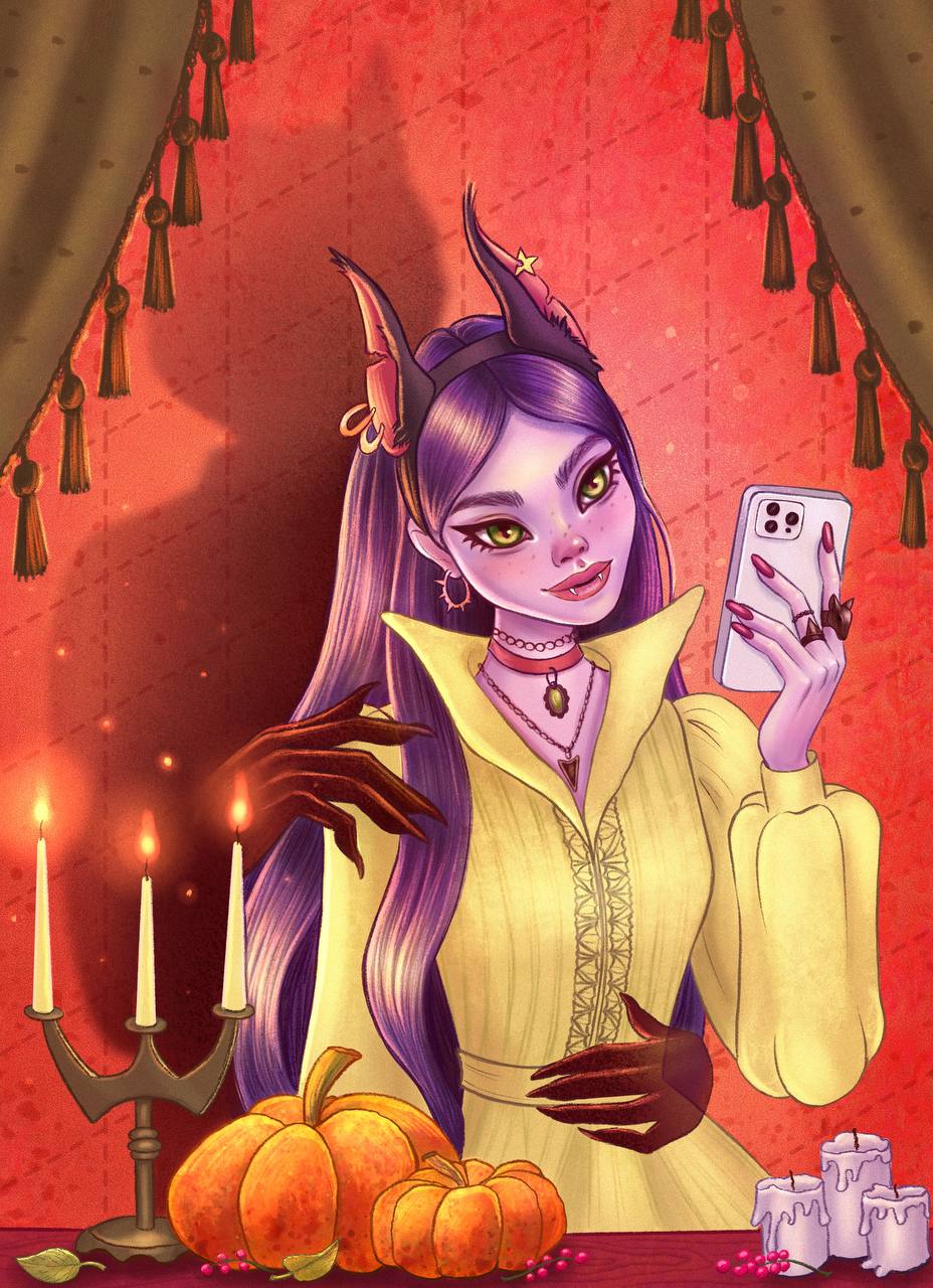 Иллюстрация для проекта Хэллоуин