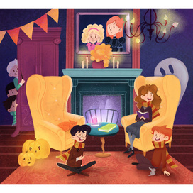 Хэллоуин в Хогвартсе