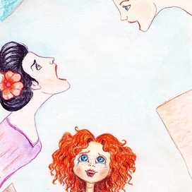 Сцена пробуждения Марионетки Маринэтки на чердаке Театрального музея