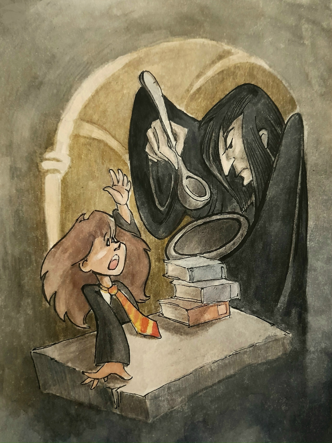 Иллюстрация для Inktober 2025 4. murky (мрачный)