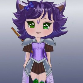 эльфийка воин