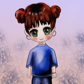 веселая девченка