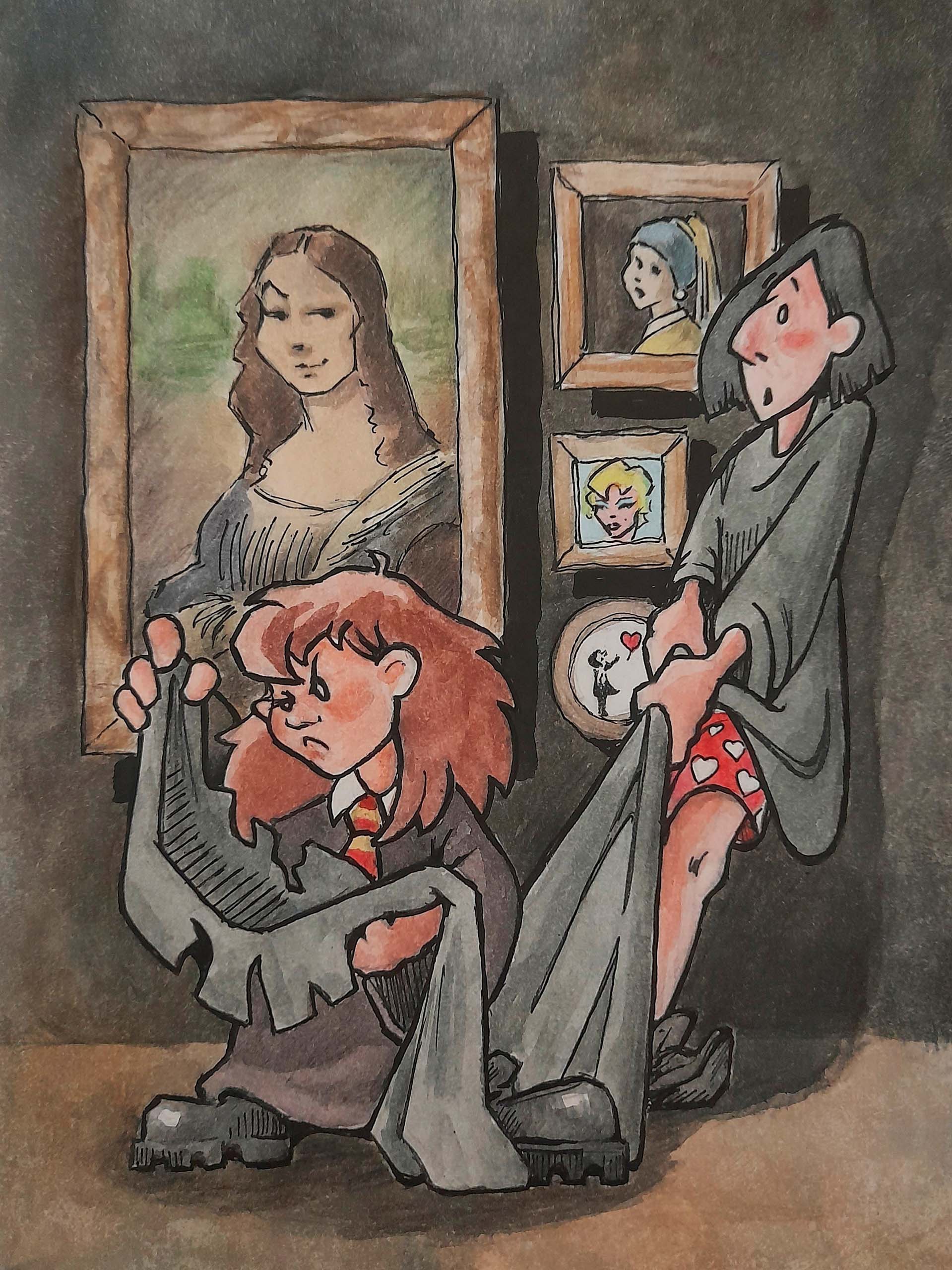 Иллюстрация для Inktober 2025 15. ragged (разорванный)