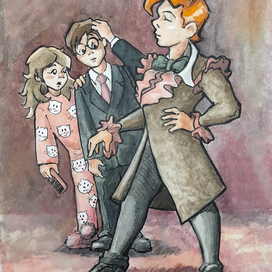 Иллюстрация для Inktober 2025 17. ornate (нарядный)