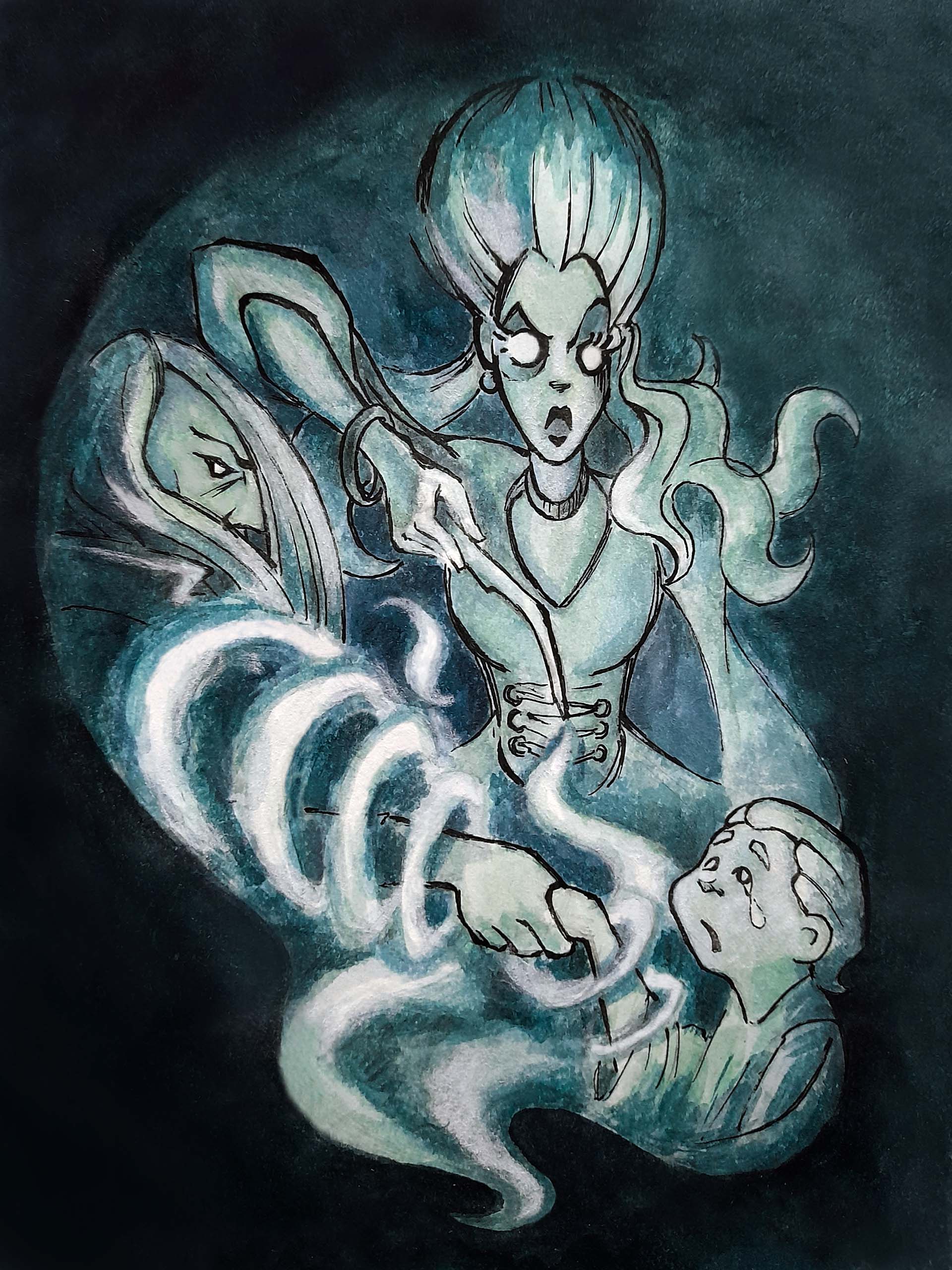 Иллюстрация для Inktober 2025 18. deal (сделка)