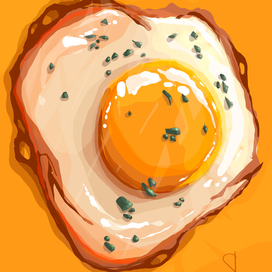 Просто яичница