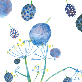 Иллюстрация из поэтического сборника для детей «Радость»