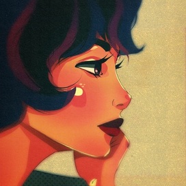 Девушка в профиль