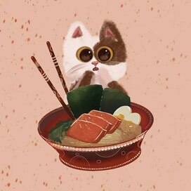 рамен для котика