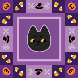 Чёрный котик