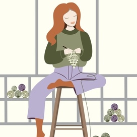 Векторная рукодельница 