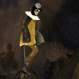 Поэт, катающийся по крышам домов на одном колесе