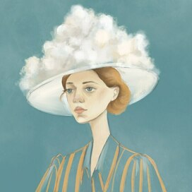 Девушка в шляпке