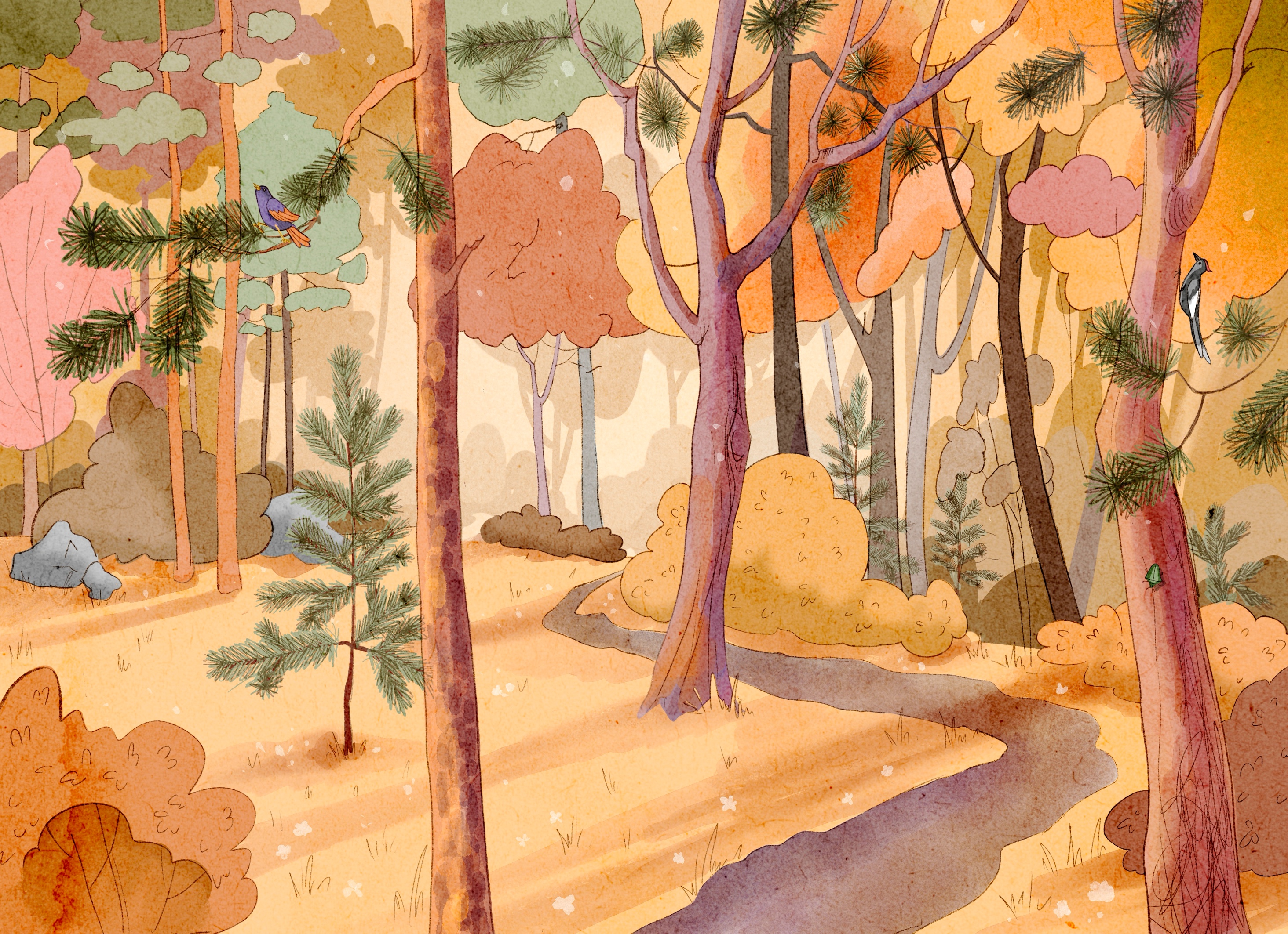 Форзац книги «Щучье озеро»