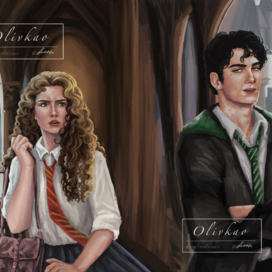 Meeting in the corridors of Hogwarts