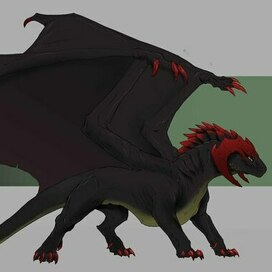 Простой дизайн дракона