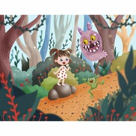 Лесная прогулка с монстриком