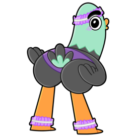 Стикер "Голубь  Олег" для стикер пака ТГ канала