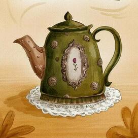 Винтажный чайник 
