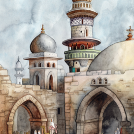 Восточный город