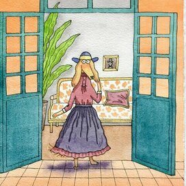 Иллюстрация к сказке Хью Лофтинга "История доктора Дулитла"