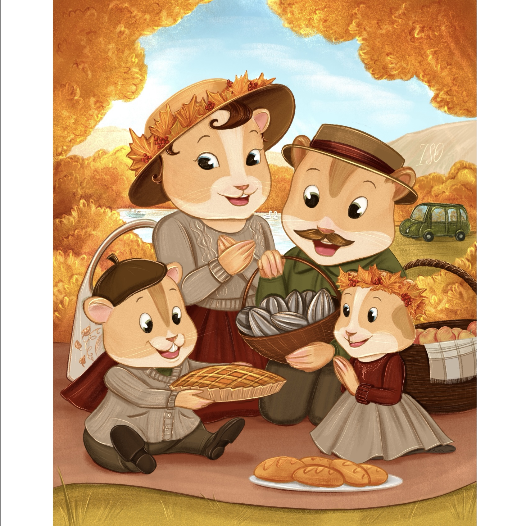 Осенний пикник