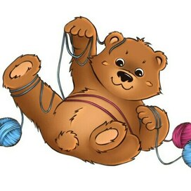 Мишутка и клубки