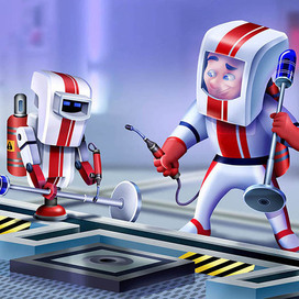 Если роботы были людьми в WALL-E