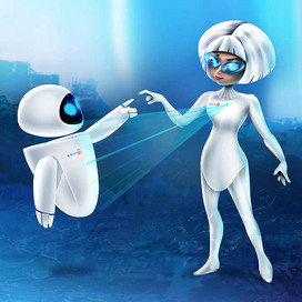 Если роботы были людьми в WALL-E