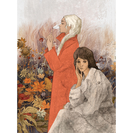 Иллюстрация для книги «The Girl with alabaster skin»