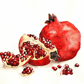 Разломленный гранат