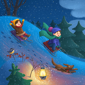 Иллюстрация для книги "Рождество"