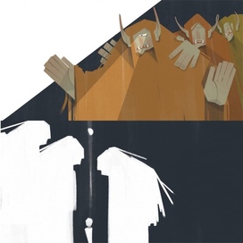 Иллюстрации к скандинавской сказке «Тролли Хедальского леса»