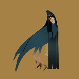 Иллюстрация персонажа «Сирин»