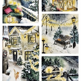 Снежная ночь