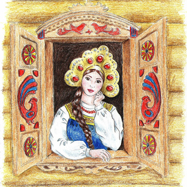 Русская красавица