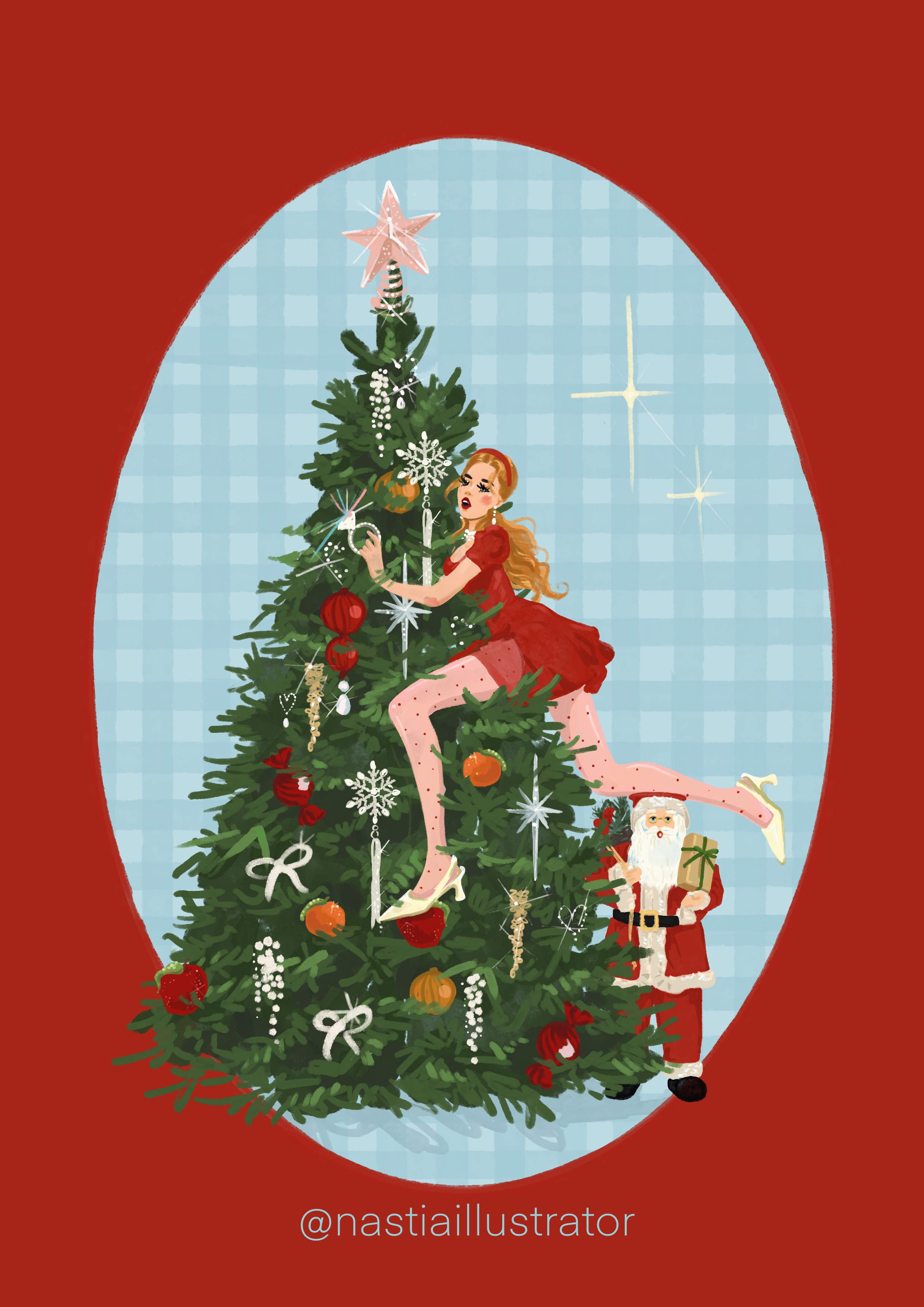 Новогодняя открытка