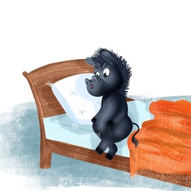 Зебра потеряла полоски