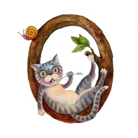 Буквица к сказке «Кот в сапогах»