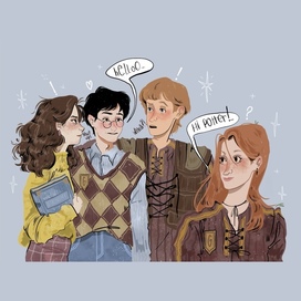 Иллюстрация к произведению «Гарри Поттер»