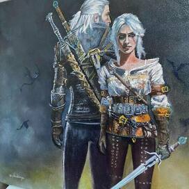 Геральт и Цири