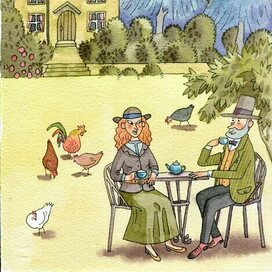 Иллюстрация к сказке Хью Лофтинга "История доктора Дулитла"