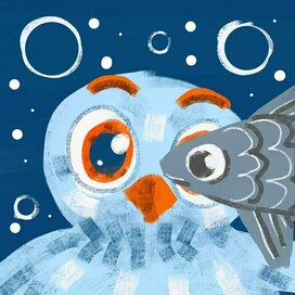 Совёнок в озере