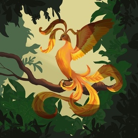 Иллюстрация к книге "Жар-птица" 