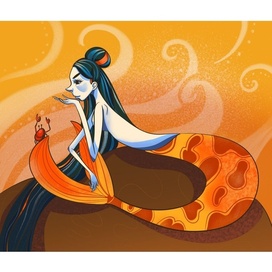 Иллюстрация Русалочка 